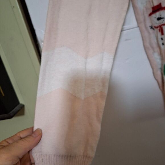 A Jem Women's Holiday Sweater Snowman Christmas Trees Knit Novelty Size L - Picture 5 of 8